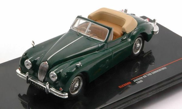 IXOCLC359N - JAGUAR XK 140 cabriolet ouvert 1956 vert - 1