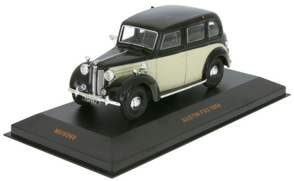 IXOMUS060 - AUSTIN FX3 1954 noire et beige - 1