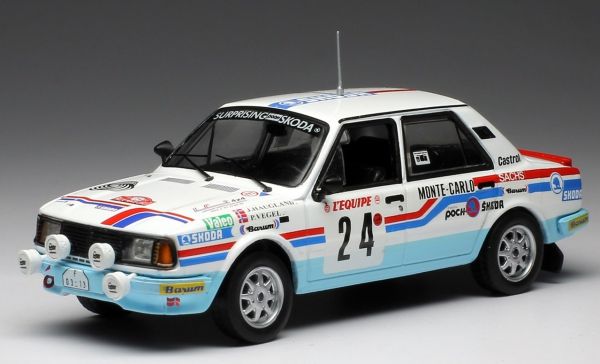 IXORAC277 - SKODA 130L #24 rallye Monté Carlo 1987 J.Haugland / P.Vegel - 1