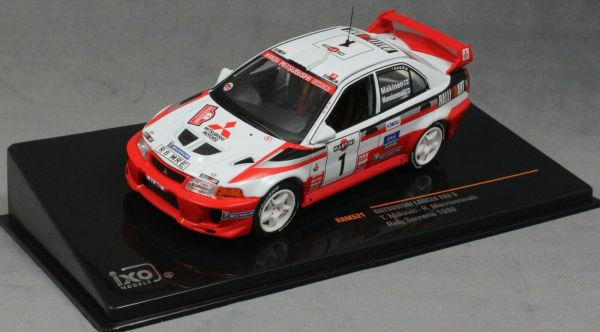 IXORAM521 - MITSUBISHI Lancer Evolution 5 #1 rallye de Sanremo 1998 T.Makinen / R.Mannisenmaki - 1