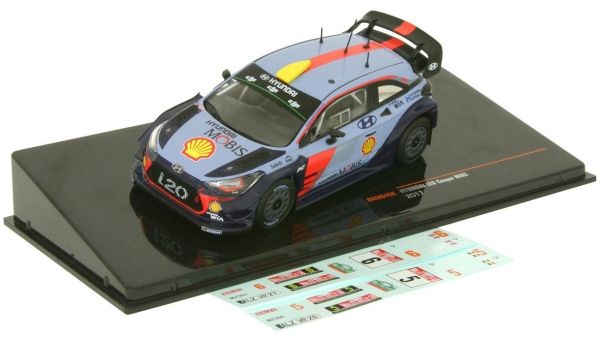 IXORAM645C - HYUNDAI i20 coupé WRC 2017 avec divers décalques incluses - 1