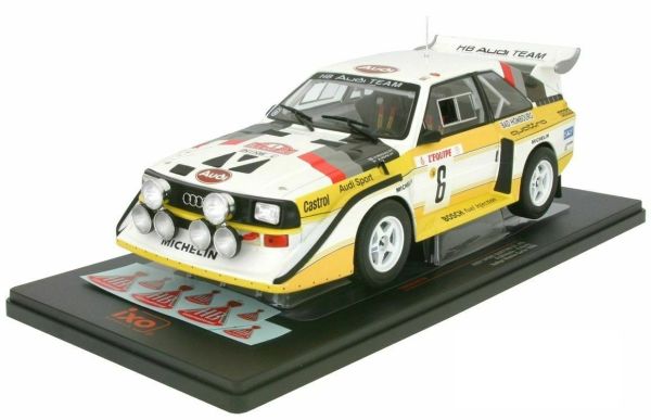 IXO18RMC025B - AUDI Quattro S1 Sport #6 rallye Monté Carlo 1986 H.Mikkola / A.Hertz - 1