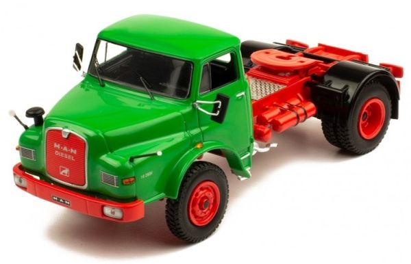 IXOTR037 - MAN 19.280H 4x2 1971 vert chassis rouge - 1