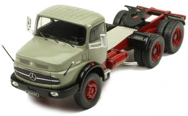 IXOTR056 - MERCEDES BENZ LK 2624 1979 gris chassis rouge - 1