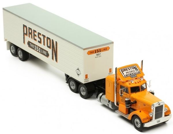 IXOTTR003 - PETERBILT 350 et remorque caisse rigide 2 essieux Preston The 151 Line - 1