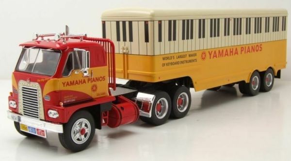 IXOTTR015 - INTERNATIONAL HARVESTER DCOF-405 1959 et remorque fourgon Yamaha Pianos - 1