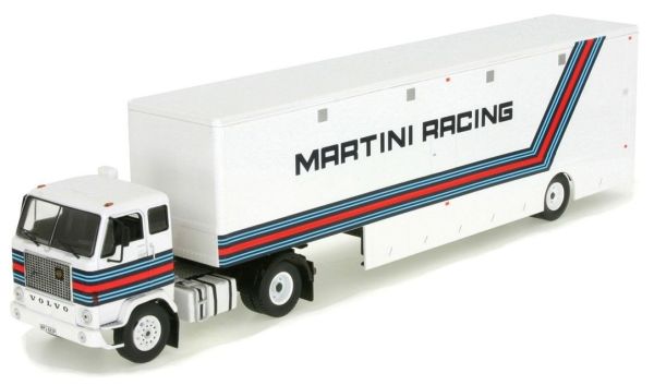 IXOTTR018 - VOLVO F88 4x2 et remorque fourgon Martini Racing - 1