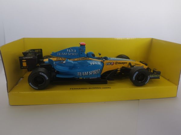 NEW01813 - Renault F1 FERNANDO ALONSE 2006 bleu et jaune - 1