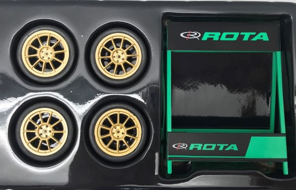 IXO18SET005W - Rack avec 4 pneus ROTA - 1