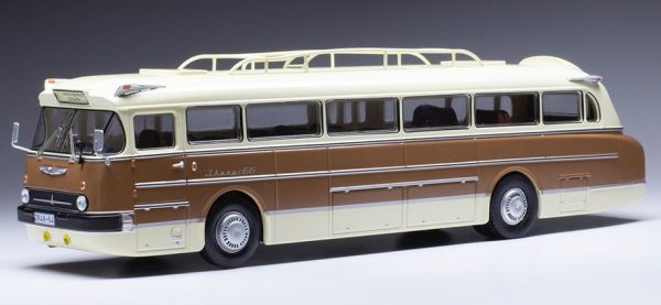 IXOBUS032LQ - Bus IKARUS 66 1972 marron et beige - 1