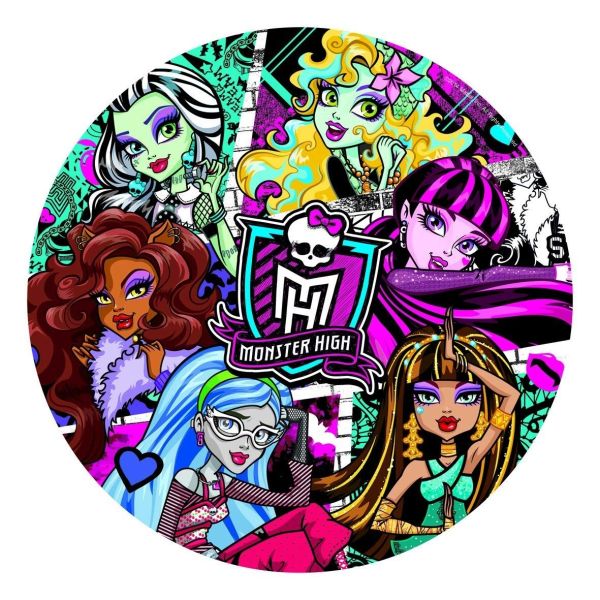 CLE30422 - Puzzle rond 500 Pièces MONSTER HIGH Ghoul Astic - 1