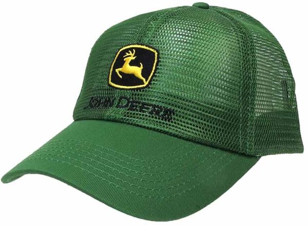 JA1308-0344-GR - Casquette JOHN DEERE verte - 1