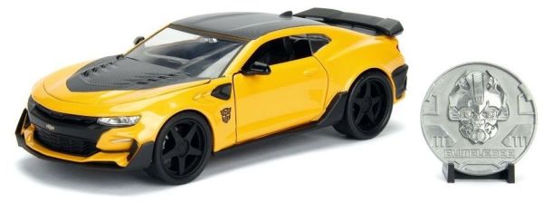 JAD253115002 - CHEVROLET Chevy Camaro 2016 jaune Bumblebee du film Transformers avec une médaille incluses - 1