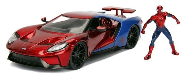 JAD253225002 - FORD GT 2017 Marvel Spider-Man avec figurine incluse - 1