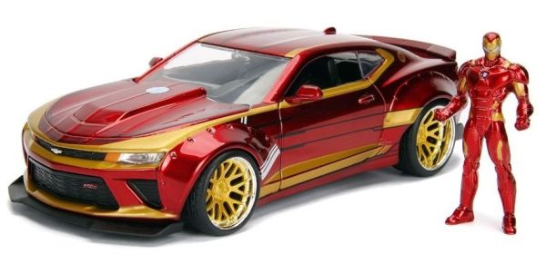 JAD253225003 - CHEVROLET Chevy Camaro IRON MAN Marvel Avengers avec figurine incluse - 1