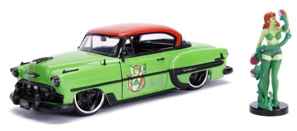 JAD253255009 - CHEVROLET Chevy Bel Air 1953 DC Comics Poison Ivy avec figurine incluse - 1