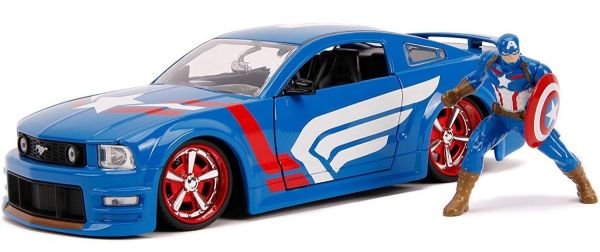 JAD31187 - FORD MUSTANG GT 2006 avec Captain America - 1