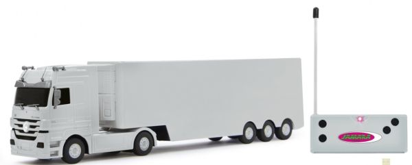 JAM405064 - MERCEDES Actros 4x2 avec remorque frigorifique 3 Essieux blanc Radiocommandé - 1