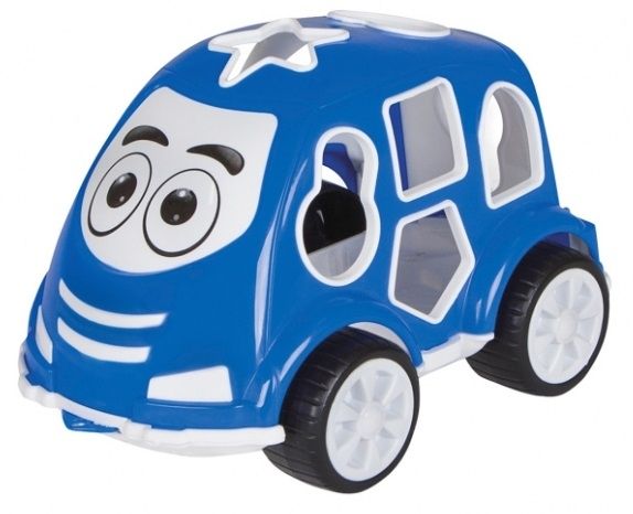 JAM460291 - Voiture avec formes Bleue - 1