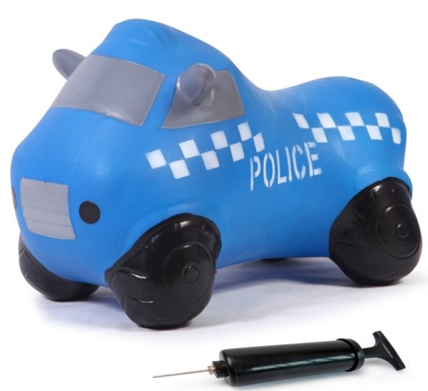 JAM460455 - Voiture Sauteuse camion Police avec Pompe - 1