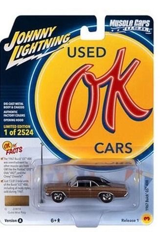 JLMC032A-C - BUICK GS 400 1967 Gold de la série MUSCLE CARS 2023 sous blister - 1
