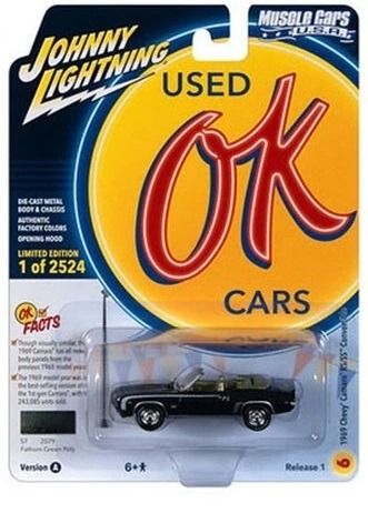 JLMC032A-F - CHEVROLET Camaro RS/SS Converstible 1969 vert de la série MUSCLE CARS 2023 sous blister - 1