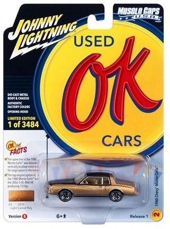JLMC032B-B - CHEVROLET Monte Carlo 1980 Gold de la série MUSCLE CARS 2023 sous blister - 1