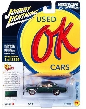 JLMC032B-C - BUICK GS 400 1967 Vert de la série MUSCLE CARS 2023 sous blister - 1