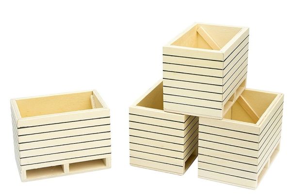 KID610022 - Lot de 4 Palox en Bois Ech:1/16 - 1