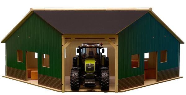 KID610339 - Hangar agricole dimension 100x38x38cm vendu sans le tracteur - 1