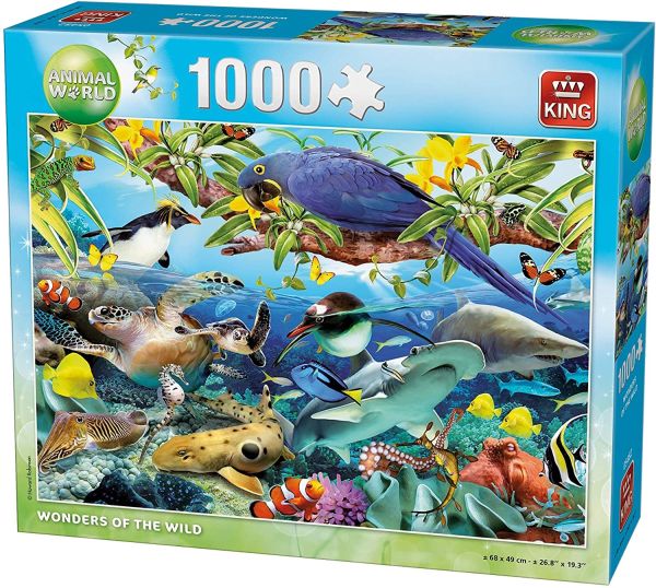 KING5482 - Puzzle 1000 Pièces Les merveilles de la nature - 1