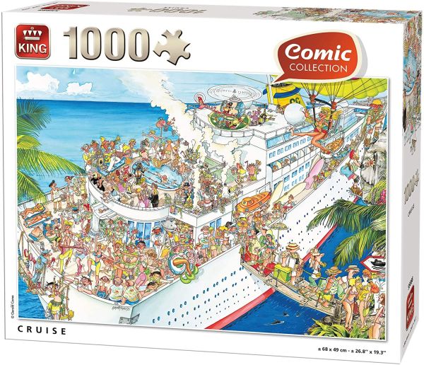 KING55888 - Puzzle 1000 Pièces La Croisière - 1