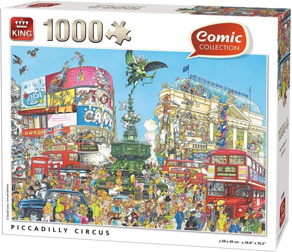 KING55889 - Puzzle 1000 Pièces Piccadilly Circus - 1
