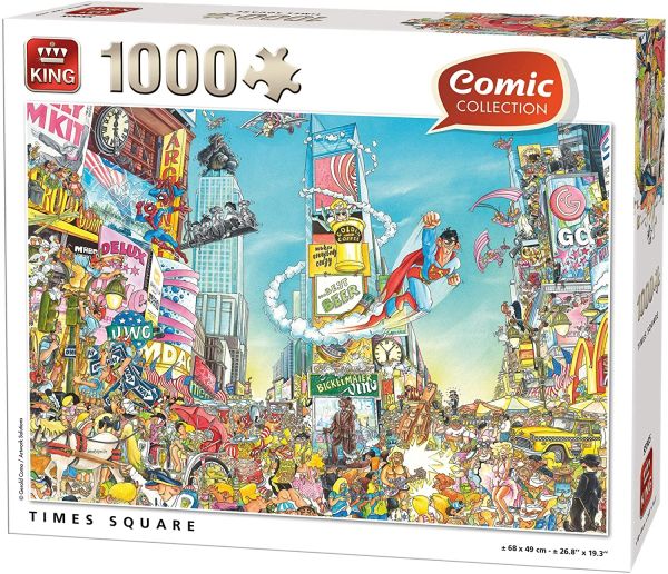 KING55905 - Puzzle 1000 Pièces Time Square - 1