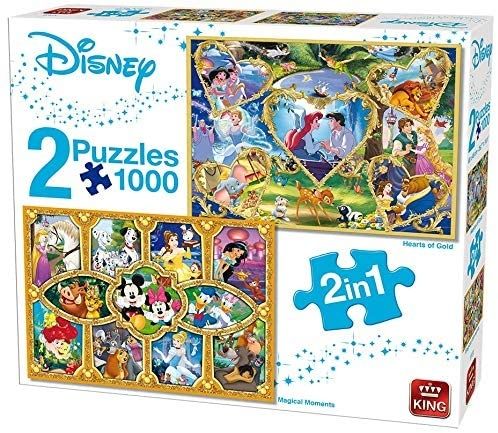 KING55920 - Puzzle 2x1000 Pièces DISNEY - 1