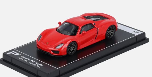 KTH17 - PORSCHE 918 Spyder Rouge - Collection Hypercar League - 1