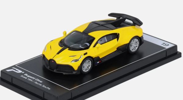 KTH19 - BUGATTI Divo Jaune - Collection Hypercar league - 1