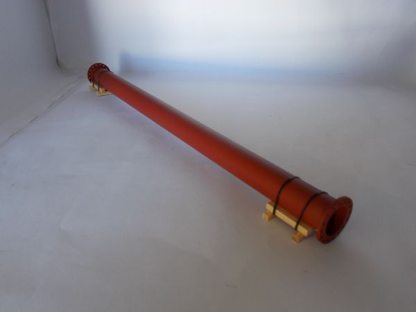 LAD003 - Tuyau double brides avec protection antirouille  Longueur:330mm - 1