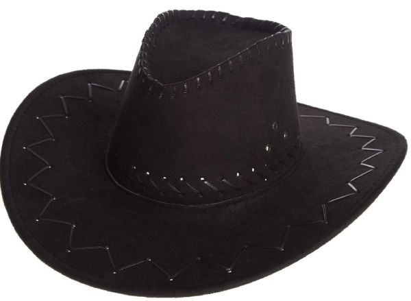 LP00003 - Chapeau de cowboy Noir - 1