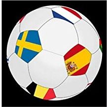 LPB22290 - Ballon gonflable de foot - EURO 2016 - 25 cm - 1