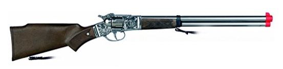 LPE50/1198 - JOUET - Fusil métal CowBoy 8 coups - 63 cm - 1