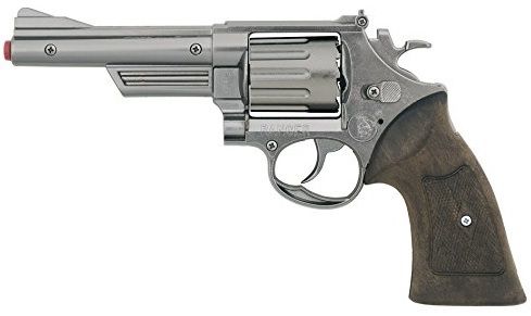 LPE50/6067 - Jouet - Revolver en métal 12 coups - 24 cm - 1