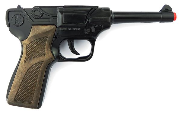 LPE51/124 - Pistolet en métal Al Capone 8 coups - 20 cm - 1