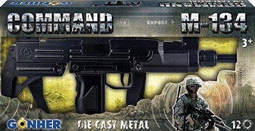 LPE51/1340 - Jouet -Mitraillette en Métal Mafia - 46 cm - 1