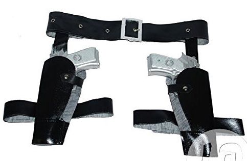 LPE51158 - Ceinture de police avec 2 holsters et 2 pistolets - 1