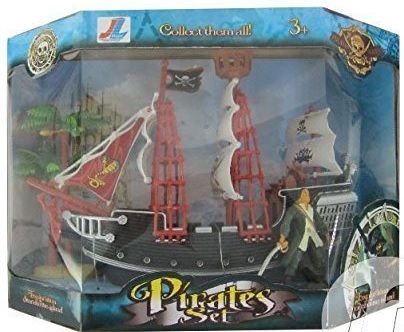LPLI2539 - Bateau de Pirate - 26 cm - 1