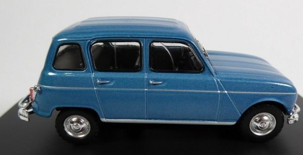Miniature RENAULT 4L 1968 bleue métallisée SALVAT NET0062 | Collect World