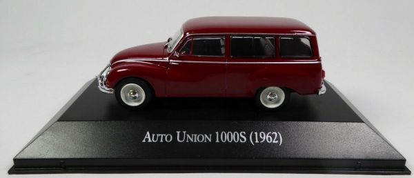 MAGARG49 - AUTO UNION 1000s break 1962 bordeau vendue sous blister - 1