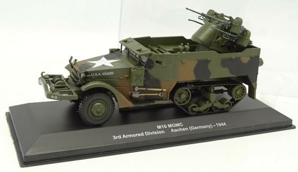 MAGMILBL03 - Half Track M16 MGMC blindé DCA 3eme division armée américaine Aachem Allemagne 1944 - 1
