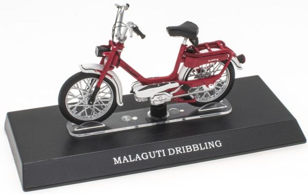 MAGMOT006 - Cyclomoteur MALAGUTTI Dribbling 1971 rouge et blanc - 1